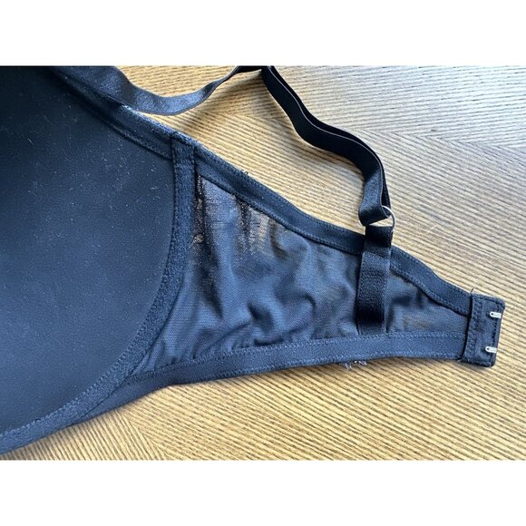 Victoria's Secret Black And Blue Lace Very Sexy Push Up Bra Size 36DDD - Picture 4 of 4